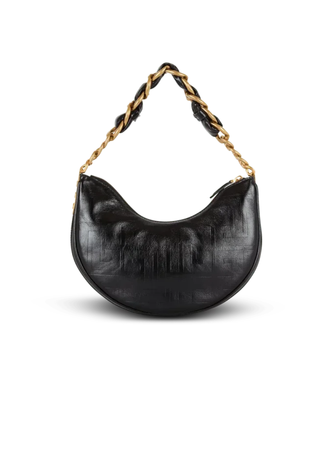 Borsa 1945 Soft Moon in pelle di vitello stropicciata Borsa 1945 Soft Moon in pelle di vitello stropicciata