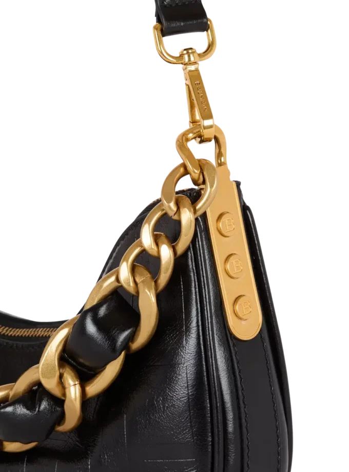 Borsa 1945 Soft Moon in pelle di vitello stropicciata Borsa 1945 Soft Moon in pelle di vitello stropicciata