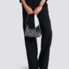 Borsa a tracolla B-Army in jacquard monogramma Borsa a tracolla B-Army in jacquard monogramma