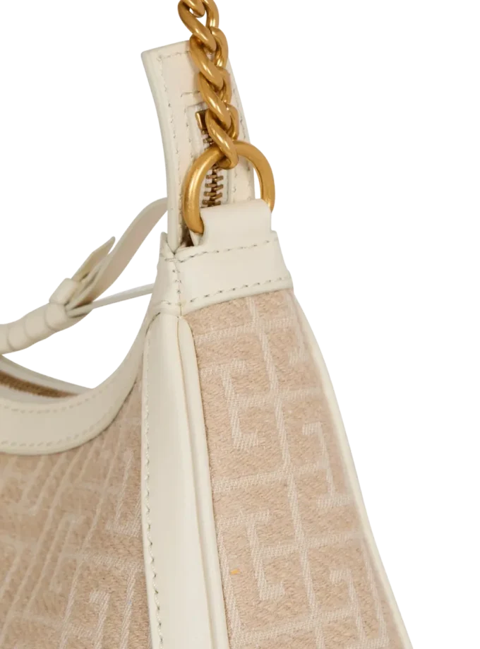 Borsa a tracolla B-Army in tela jacquard con monogramma e pelle Borsa a tracolla B-Army in tela jacquard con monogramma e pelle