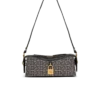 Borsa a tracolla Pulse in jacquard monogramma e pelle di vitello Borsa a tracolla Pulse in jacquard monogramma e pelle di vitello