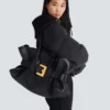 Borsa Anthem grande in pelle di vitello
