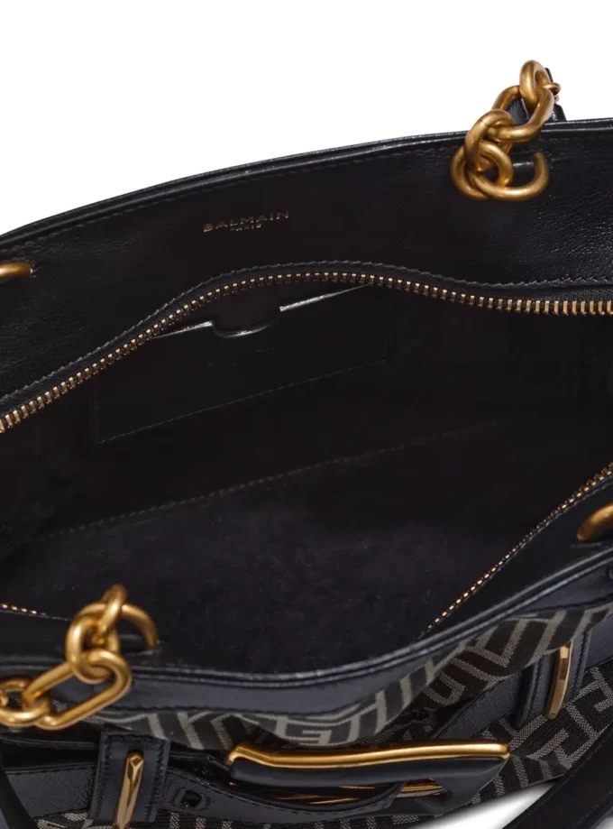 Borsa Anthem in pelle e jacquard monogramma Borsa Anthem in pelle e jacquard monogramma