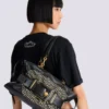 Borsa Anthem in pelle e jacquard monogramma Borsa Anthem in pelle e jacquard monogramma