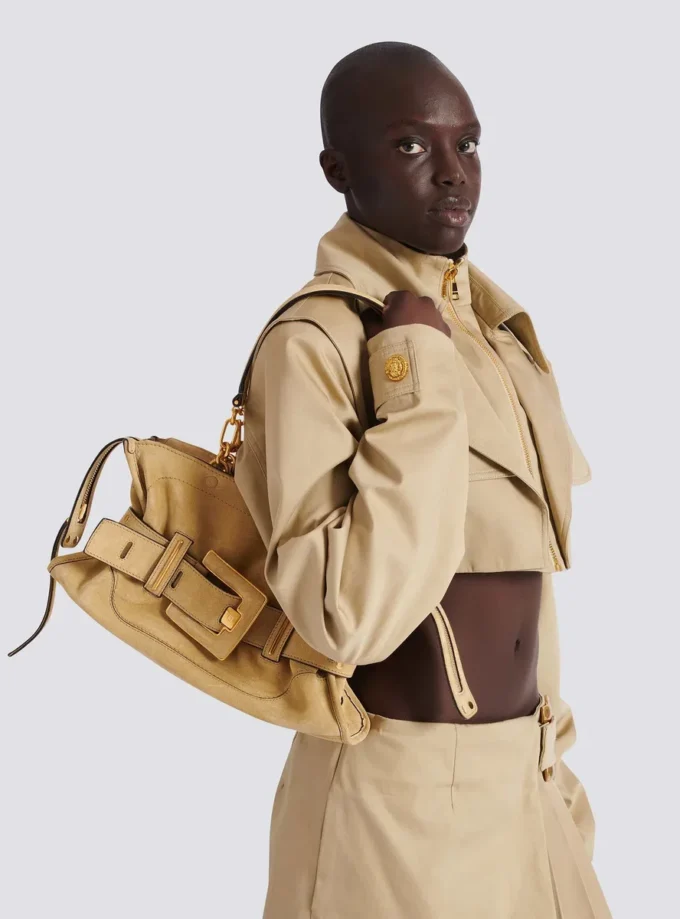 Borsa Anthem in pelle scamosciata Borsa Anthem in pelle scamosciata