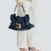 Borsa Anthem media in pelle