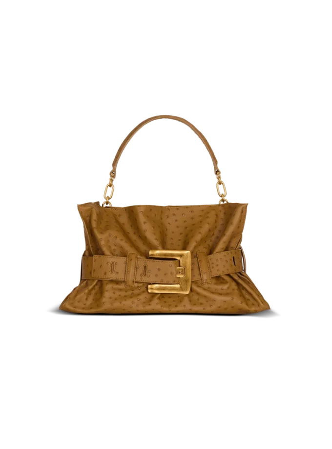 Borsa Anthem media in pelle di vitello goffrata Borsa Anthem media in pelle di vitello goffrata