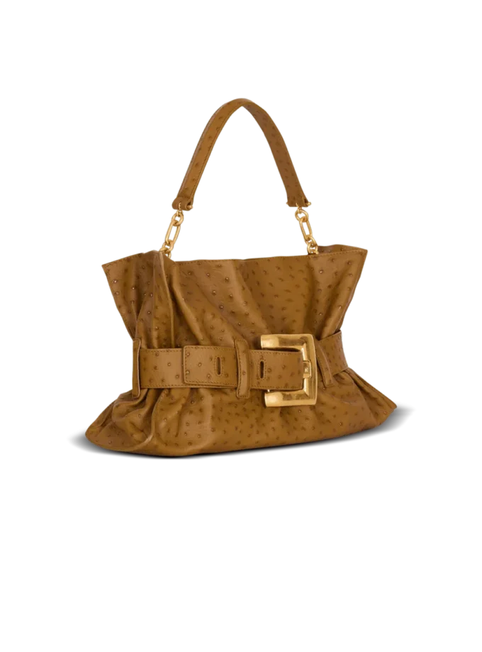 Borsa Anthem media in pelle di vitello goffrata Borsa Anthem media in pelle di vitello goffrata
