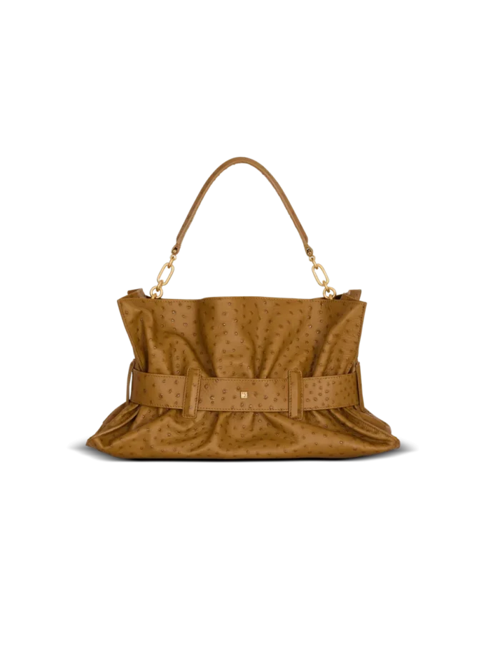 Borsa Anthem media in pelle di vitello goffrata Borsa Anthem media in pelle di vitello goffrata