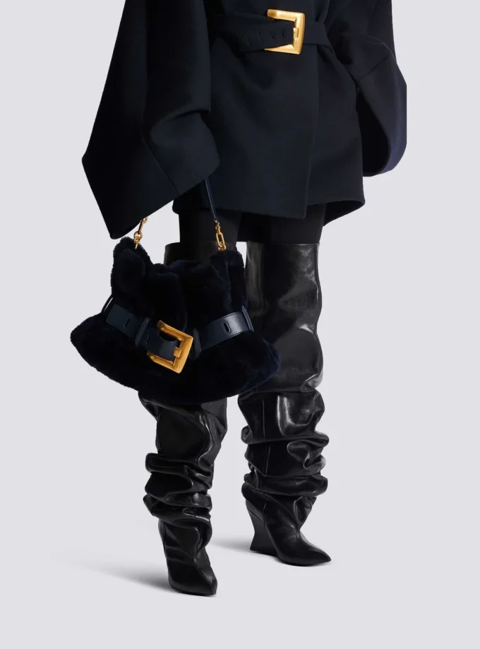 Borsa Anthem media in shearling Borsa Anthem media in shearling