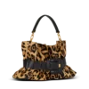 Borsa Anthem Medium in pelle di cavallino con stampa leopardata Borsa Anthem Medium in pelle di cavallino con stampa leopardata