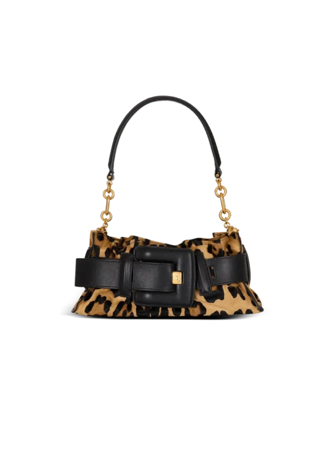Borsa Anthem Mini in pelle di pony con stampa leopardata Borsa Anthem Mini in pelle di pony con stampa leopardata