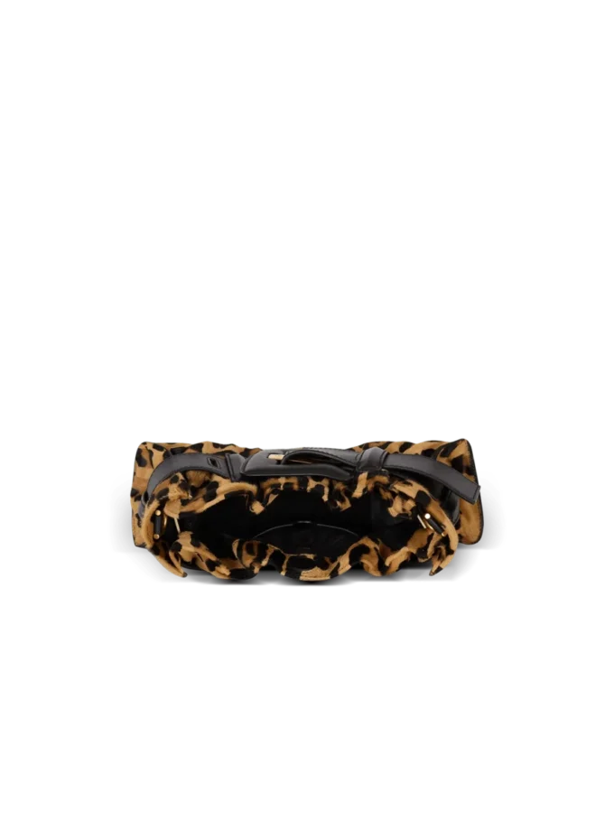 Borsa Anthem Mini in pelle di pony con stampa leopardata Borsa Anthem Mini in pelle di pony con stampa leopardata