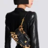Borsa Anthem Mini in pelle di pony con stampa leopardata Borsa Anthem Mini in pelle di pony con stampa leopardata