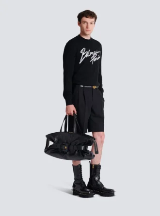 Borsa Anthem Zip grande in pelle di vitello