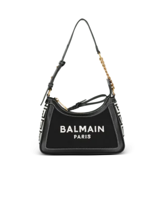 Borsa B-Army in tela monogrammata e pelle