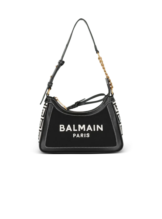 Borsa B-Army in tela monogrammata e pelle Borsa B-Army in tela monogrammata e pelle