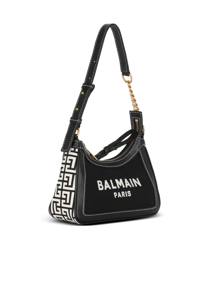 Borsa B-Army in tela monogrammata e pelle Borsa B-Army in tela monogrammata e pelle