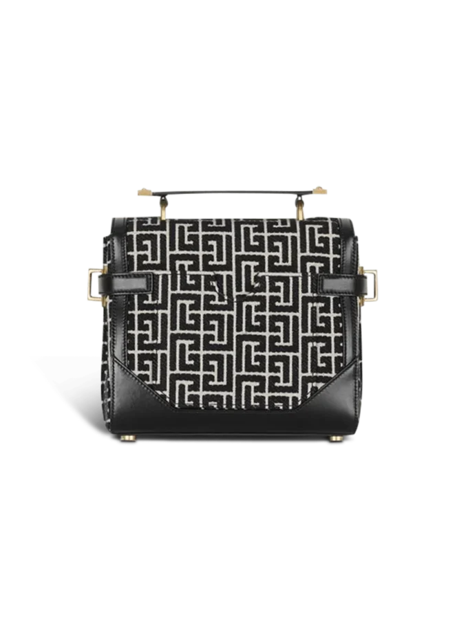 Borsa B-Buzz 23 in jacquard e pelle Borsa B-Buzz 23 in jacquard e pelle