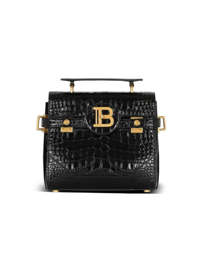 Borsa B-Buzz 23 in pelle con stampa cocco Borsa B-Buzz 23 in pelle con stampa cocco