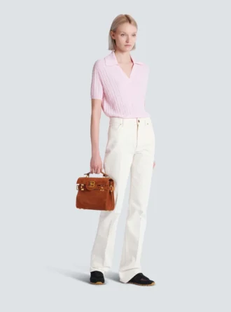 Borsa B-Buzz 23 in pelle scamosciata