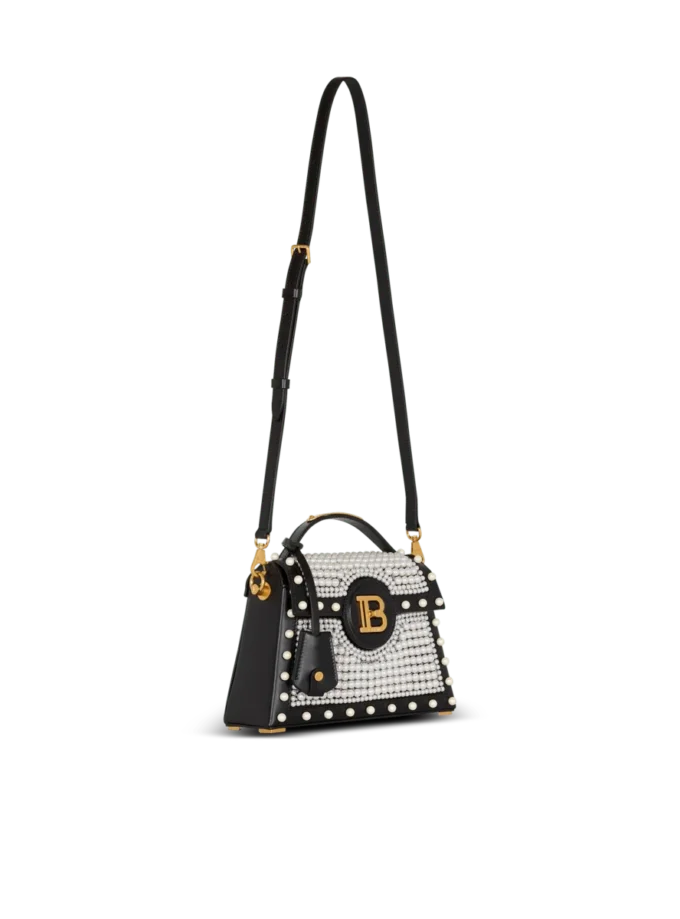 Borsa B-Buzz Dynasty in pelle e raso ricamato Borsa B-Buzz Dynasty in pelle e raso ricamato