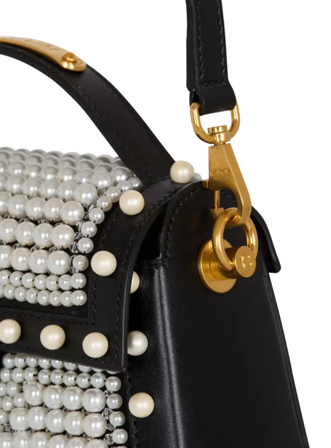 Borsa B-Buzz Dynasty in pelle e raso ricamato Borsa B-Buzz Dynasty in pelle e raso ricamato