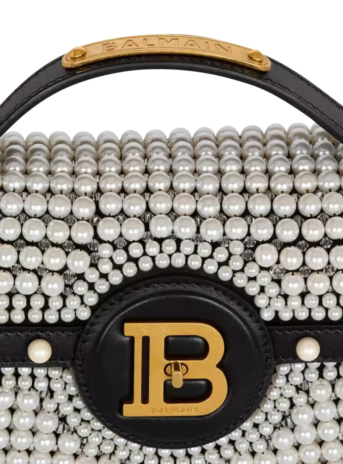 Borsa B-Buzz Dynasty in pelle e raso ricamato Borsa B-Buzz Dynasty in pelle e raso ricamato