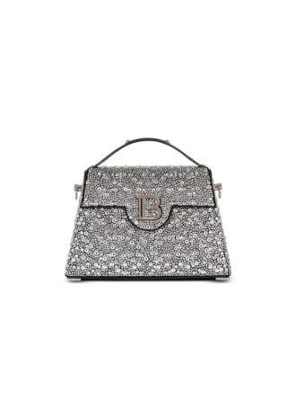 Borsa B-Buzz Dynasty in pelle scamosciata e strass