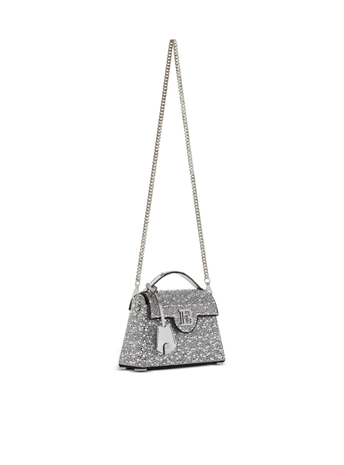 Borsa B-Buzz Dynasty in pelle scamosciata e strass Borsa B-Buzz Dynasty in pelle scamosciata e strass