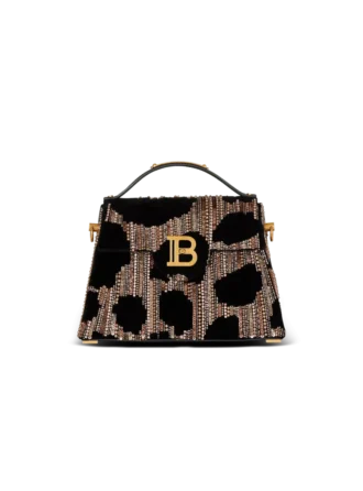 Borsa B-Buzz Dynasty in velluto ricamato