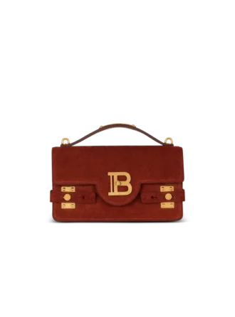 Borsa B-Buzz Shoulder 24 in pelle scamosciata