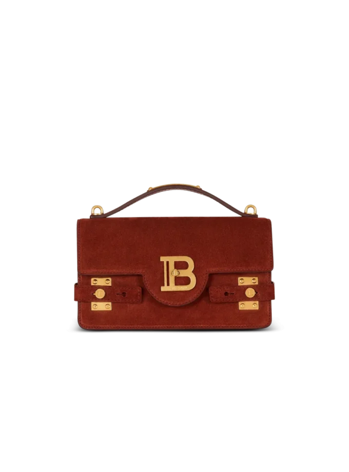 Borsa B-Buzz Shoulder 24 in pelle scamosciata Borsa B-Buzz Shoulder 24 in pelle scamosciata