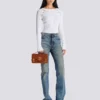 Borsa B-Buzz Shoulder 24 in pelle scamosciata Borsa B-Buzz Shoulder 24 in pelle scamosciata