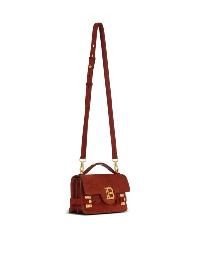 Borsa B-Buzz Shoulder 24 in pelle scamosciata Borsa B-Buzz Shoulder 24 in pelle scamosciata