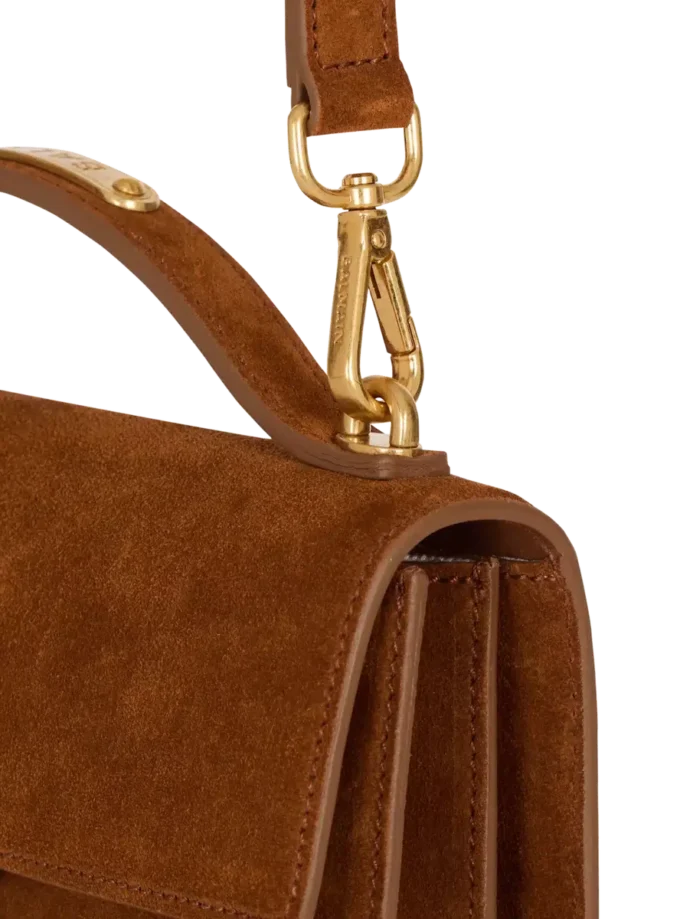 Borsa B-Buzz Shoulder 24 in pelle scamosciata Borsa B-Buzz Shoulder 24 in pelle scamosciata