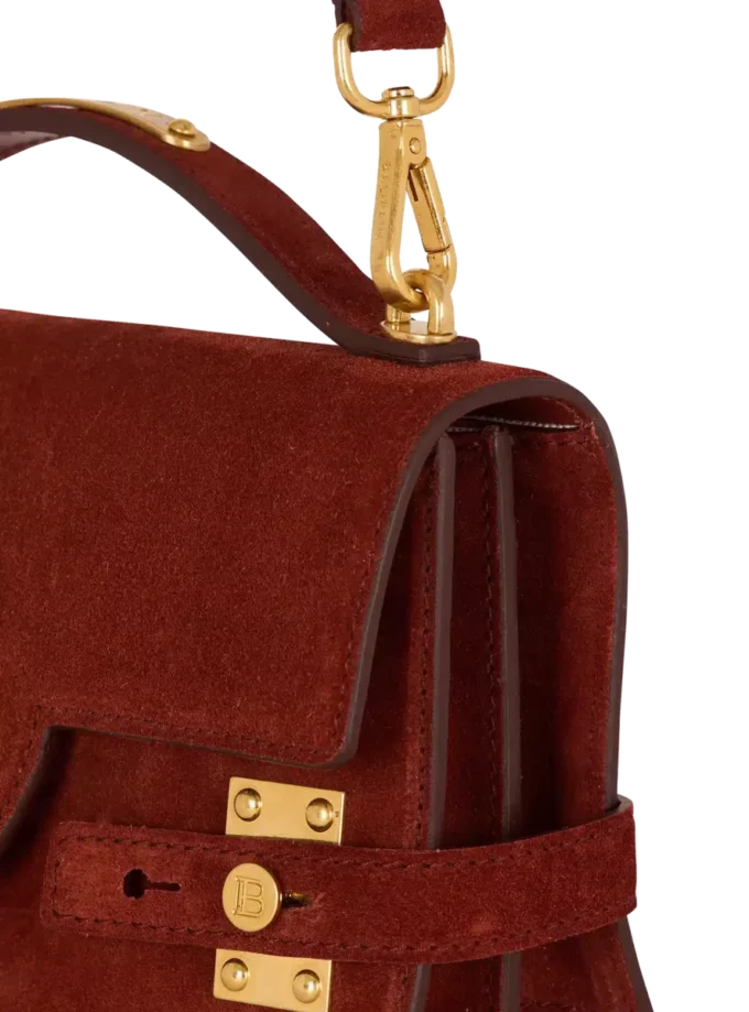 Borsa B-Buzz Shoulder 24 in pelle scamosciata Borsa B-Buzz Shoulder 24 in pelle scamosciata