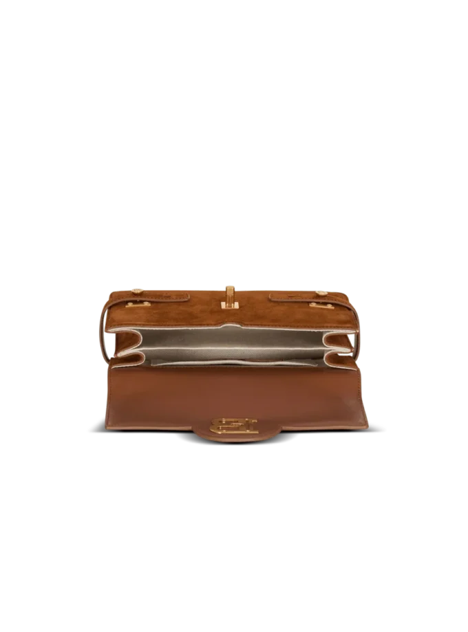 Borsa B-Buzz Shoulder 24 in pelle scamosciata Borsa B-Buzz Shoulder 24 in pelle scamosciata