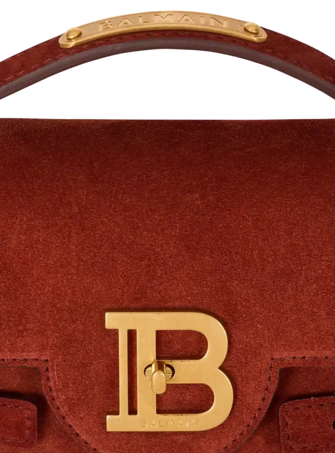 Borsa B-Buzz Shoulder 24 in pelle scamosciata Borsa B-Buzz Shoulder 24 in pelle scamosciata