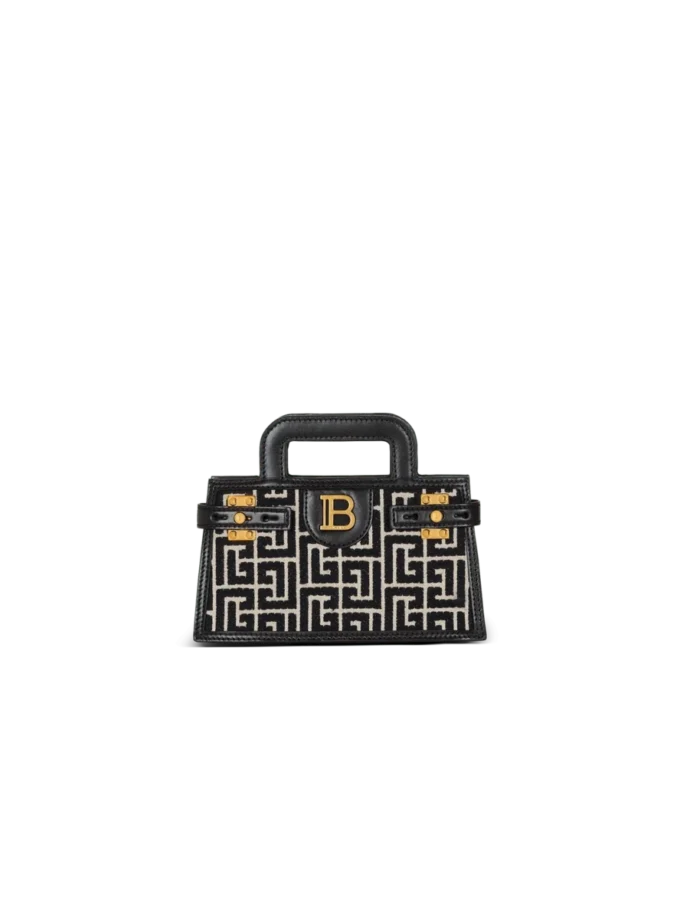 Borsa B-Buzz Small Top Handle in tela monogrammata e pelle Borsa B-Buzz Small Top Handle in tela monogrammata e pelle