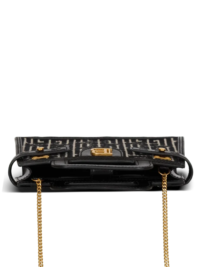 Borsa B-Buzz Small Top Handle in tela monogrammata e pelle Borsa B-Buzz Small Top Handle in tela monogrammata e pelle