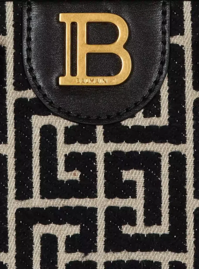 Borsa B-Buzz Small Top Handle in tela monogrammata e pelle Borsa B-Buzz Small Top Handle in tela monogrammata e pelle
