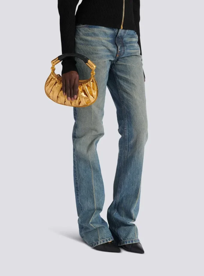 Borsa Ebene Mini in pelle lamé Borsa Ebene Mini in pelle lamé