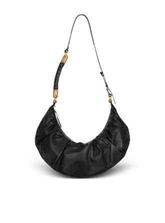 Borsa Hobo Ebene in pelle di vitello