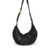 Borsa Hobo Ebene in pelle di vitello Borsa Hobo Ebene in pelle di vitello