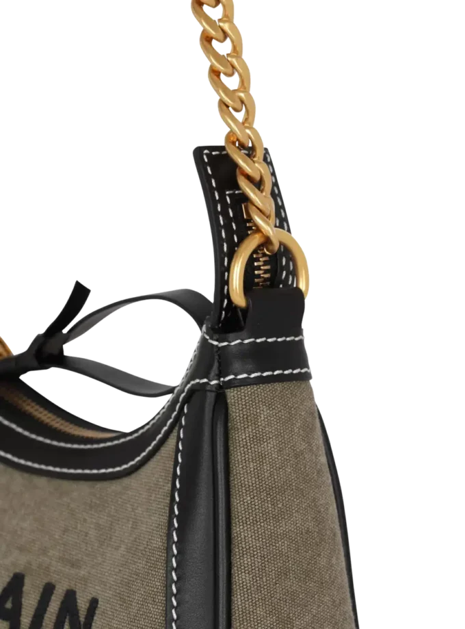 Borsa in tela B-Army con inserti in pelle Borsa in tela B-Army con inserti in pelle