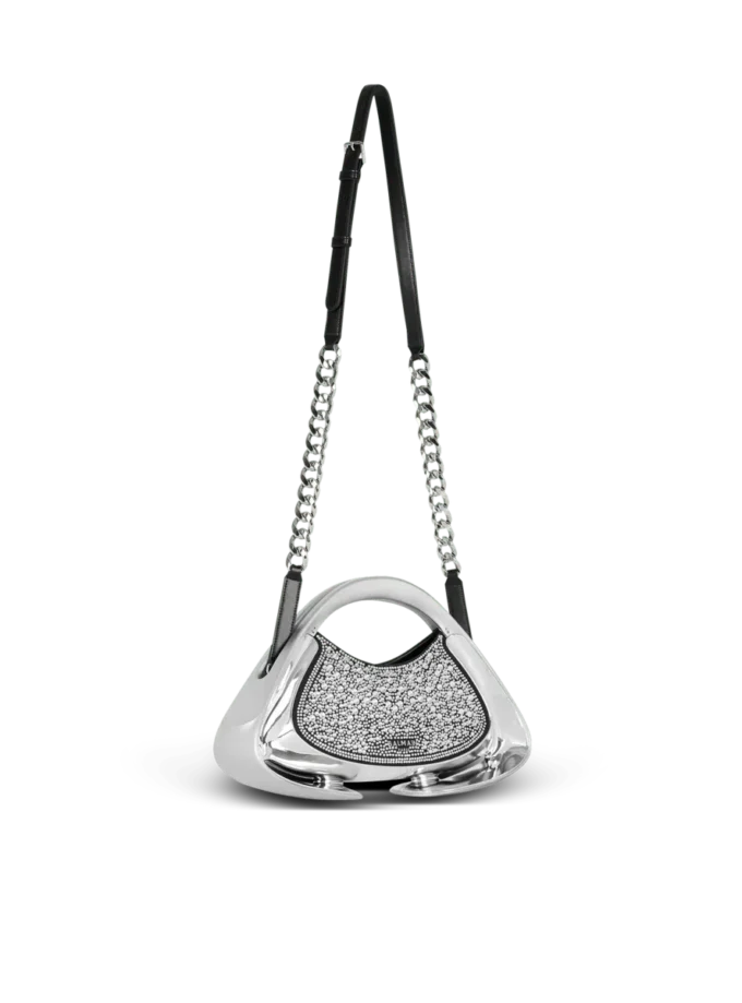 Borsa Jolie Madame media con strass Borsa Jolie Madame media con strass