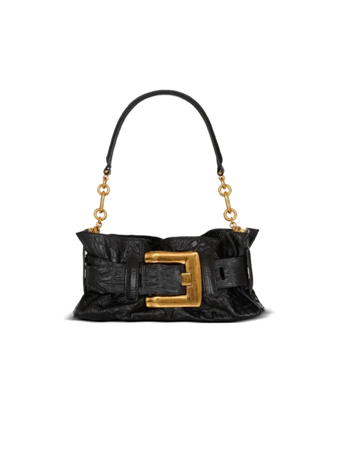 Borsa Mini Anthem in pelle di vitello goffrata con stampa cocco Borsa Mini Anthem in pelle di vitello goffrata con stampa cocco