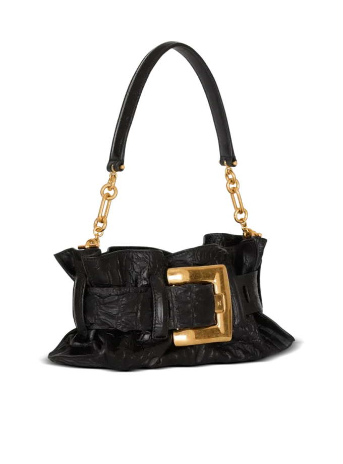Borsa Mini Anthem in pelle di vitello goffrata con stampa cocco Borsa Mini Anthem in pelle di vitello goffrata con stampa cocco