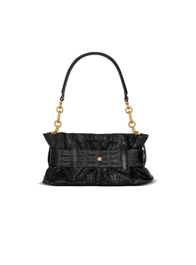 Borsa Mini Anthem in pelle di vitello goffrata con stampa cocco Borsa Mini Anthem in pelle di vitello goffrata con stampa cocco
